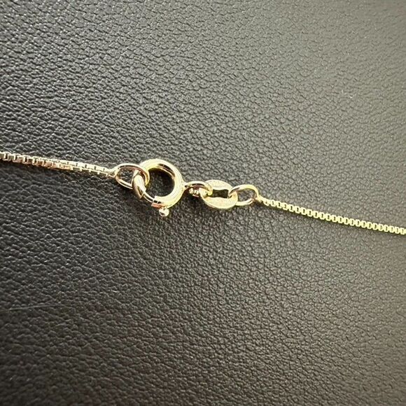 Vintage Danecraft Open Heart Necklace - 24K Gold Over Sterling Silver - Picture 4 of 4